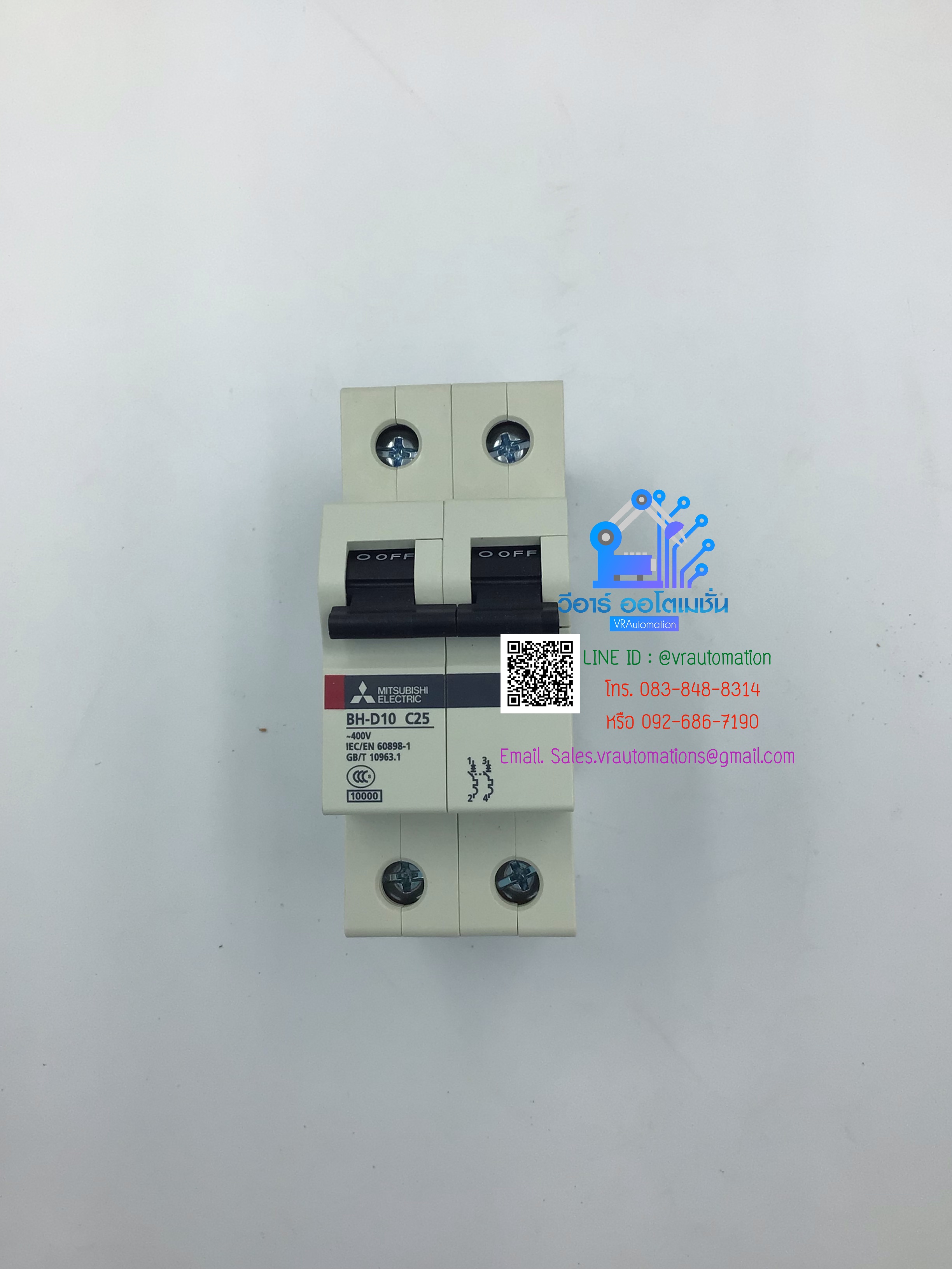 เบรกเกอร์ BH-D10 2P 25A