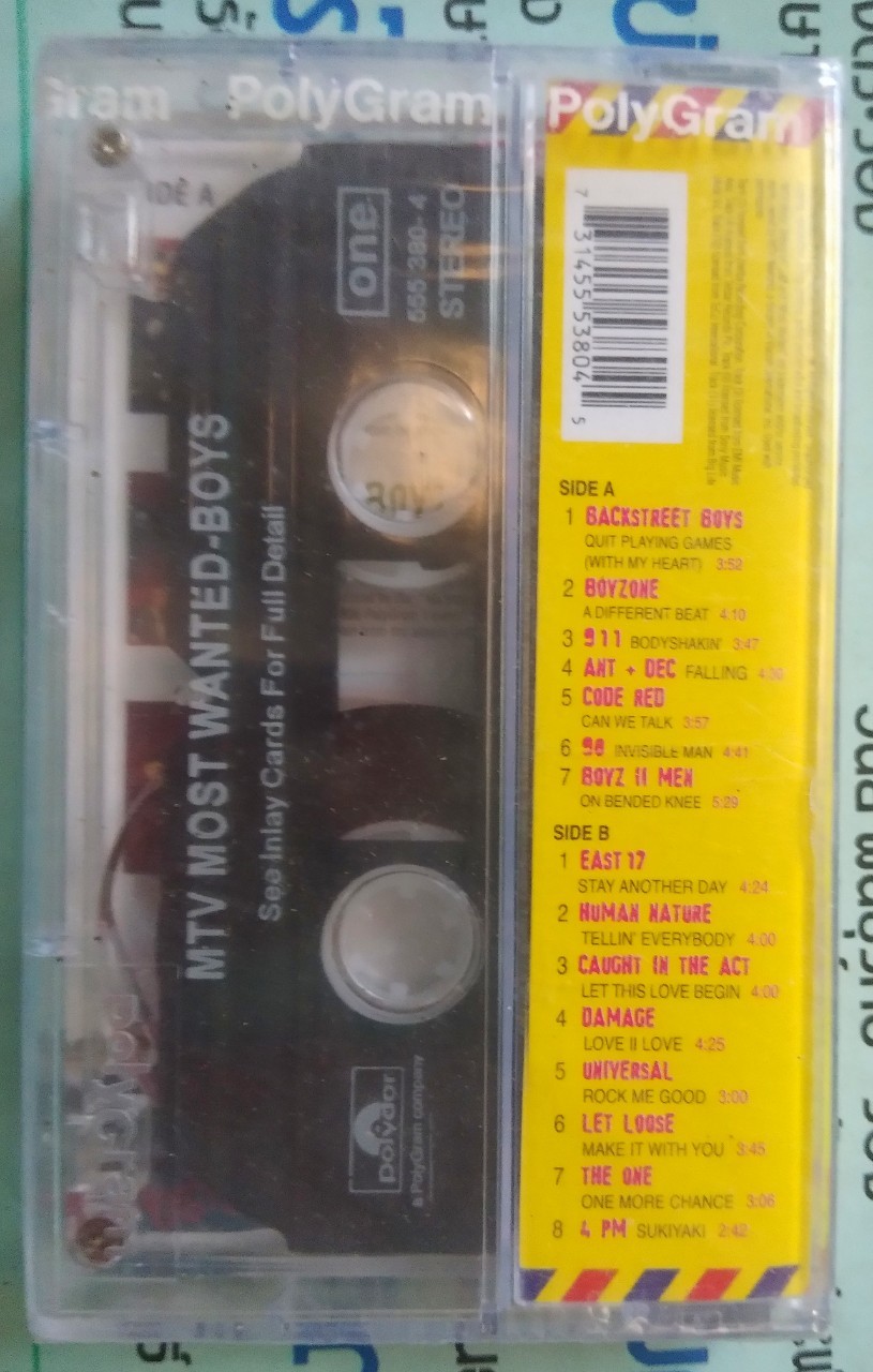 เทปเพลงไทย+สากล สภาพซีล ม้วนละ 50 บาท