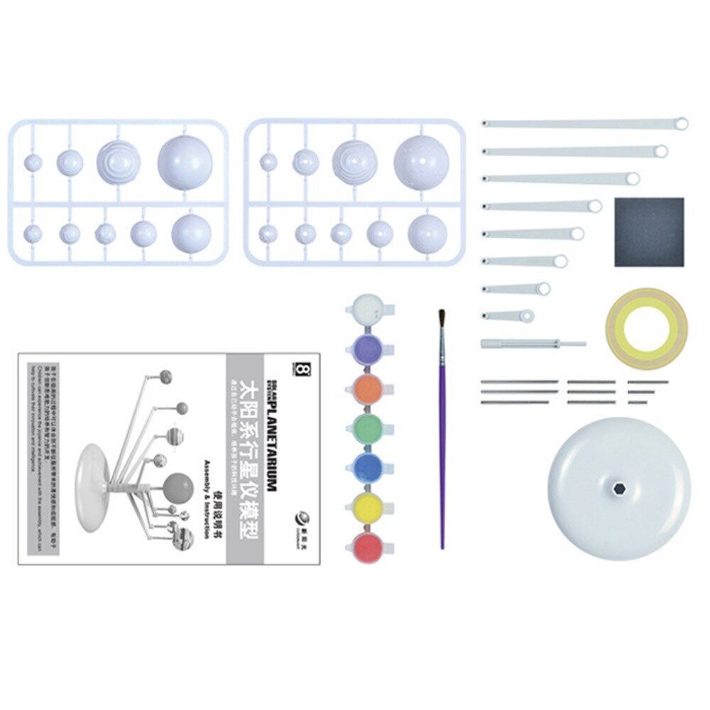 VB065 Solar System ชุดการทดลองวิทยาศาสตร์ ของเล่น DIY แบบจำลองระบบสุริยะ