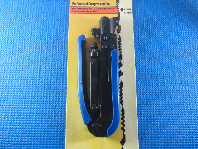 คีมเข้าหัว RG6 RG11 แบบอัด Compression Tool Coaxial Cable แบบที่2