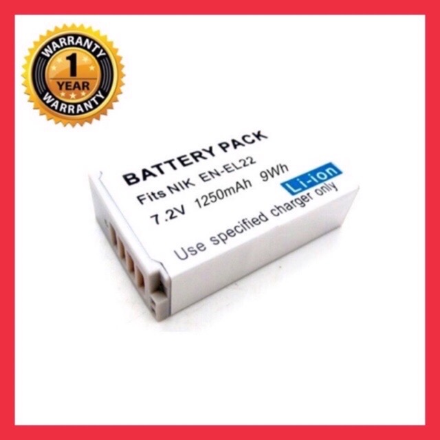 แบตเตอรี่นิคอน Nikon EN-EL22 /Battery NIKON EN EL22