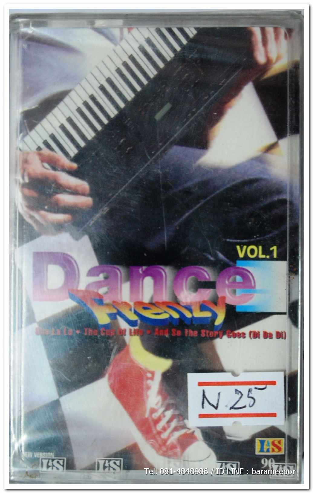 DANCE Frenzy vol.1 cover version เทปเพลงสากล สภาพซีล