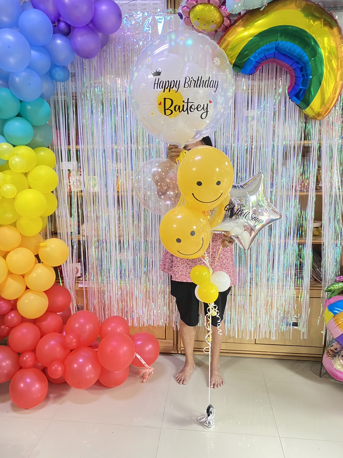 ลูกโป่งหน้ายิ้ม ลูกโป่งสมาย balloon