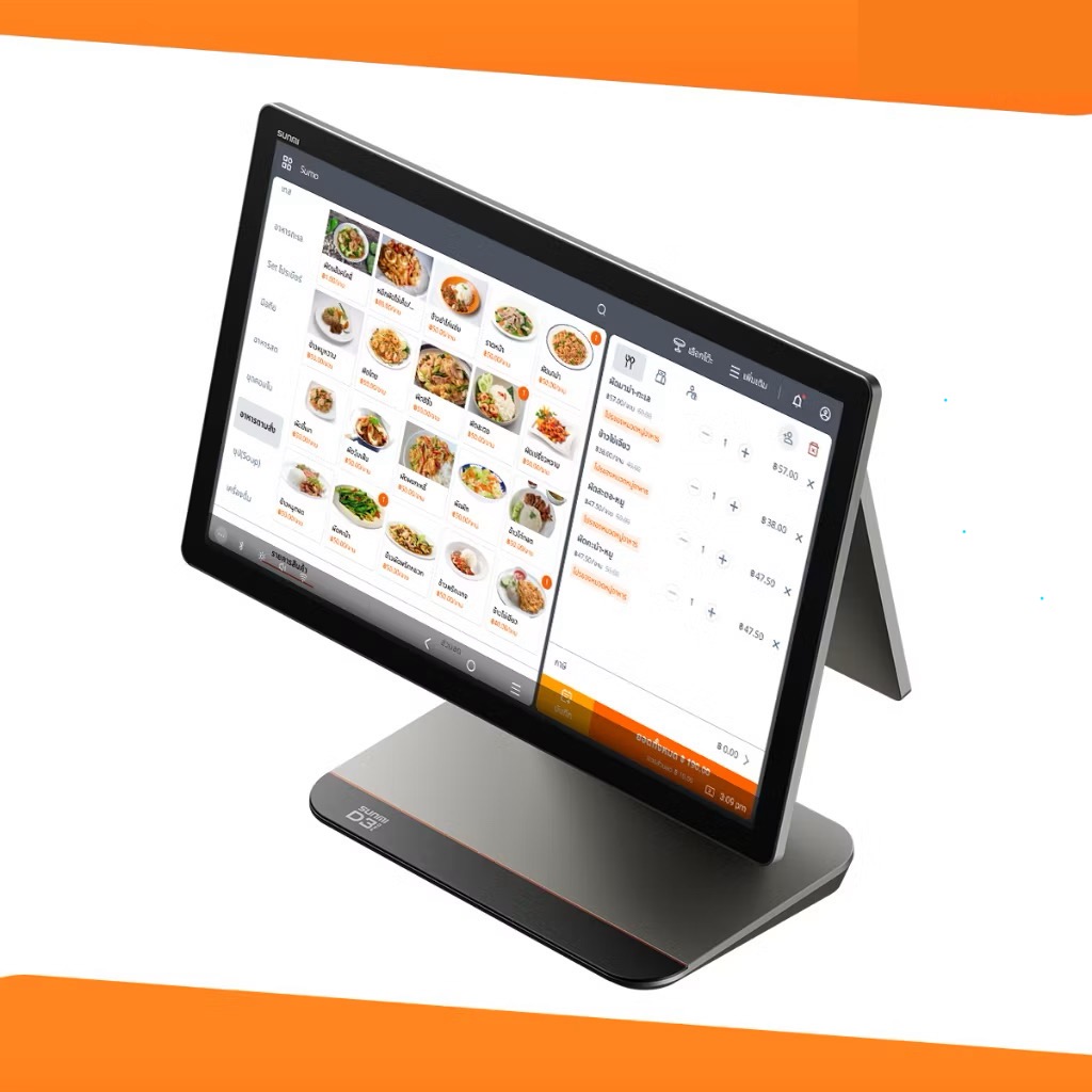 SUNMI D3 Pro เครื่อง POS Android 13 หน้าจอสัมผัส 15.6” FHD ระบบแอนดรอยด์ (PN:P01270001) - ใช้ฟรีไม่มีรายเดือน