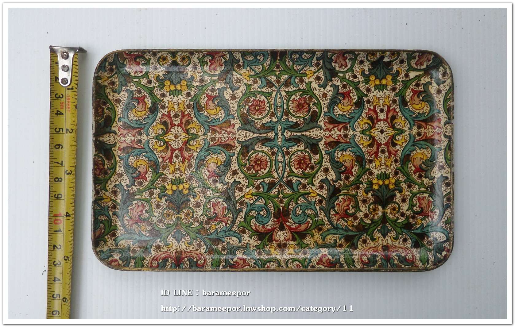 ถาดเมลามีน ลวดลายสวยงาม ขนาด 5 x 8 นิ้ว