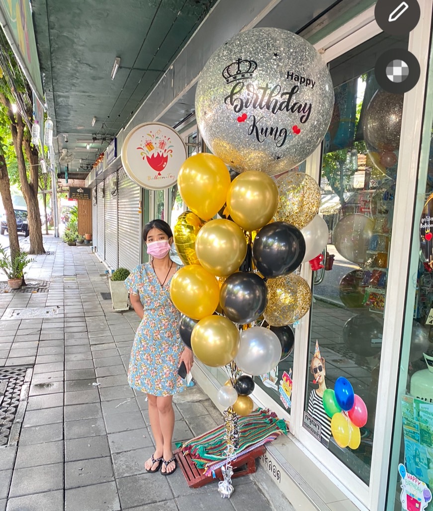 ลูกโป่งวันเกิด พร้อมส่งยกเซต