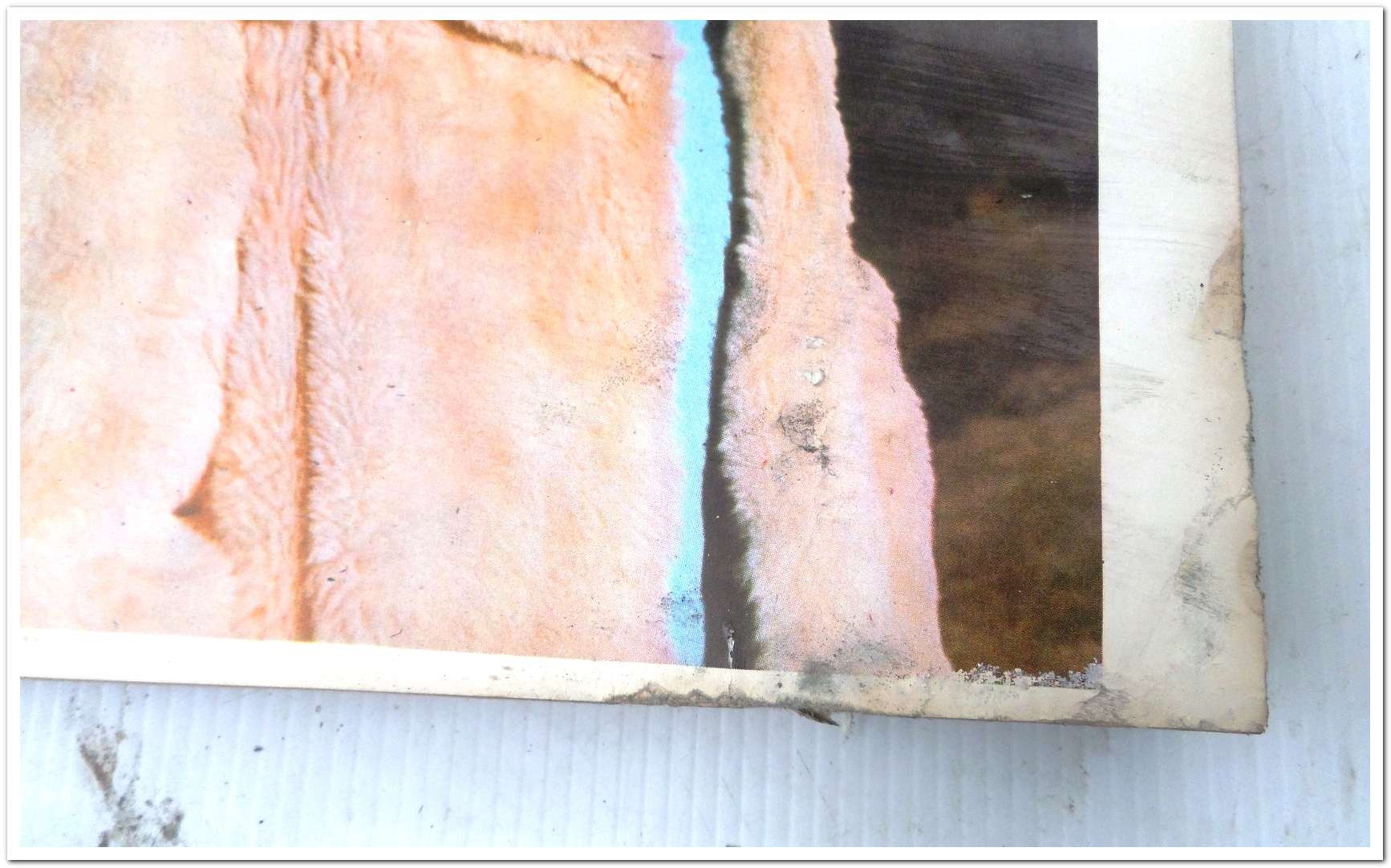 หนังสือ พระราชกรณียกิจ ระหว่าง ตค. ๒๕๑๓ - กย. ๒๕๑๔ มีตำหนิ มุมขวาล่าง