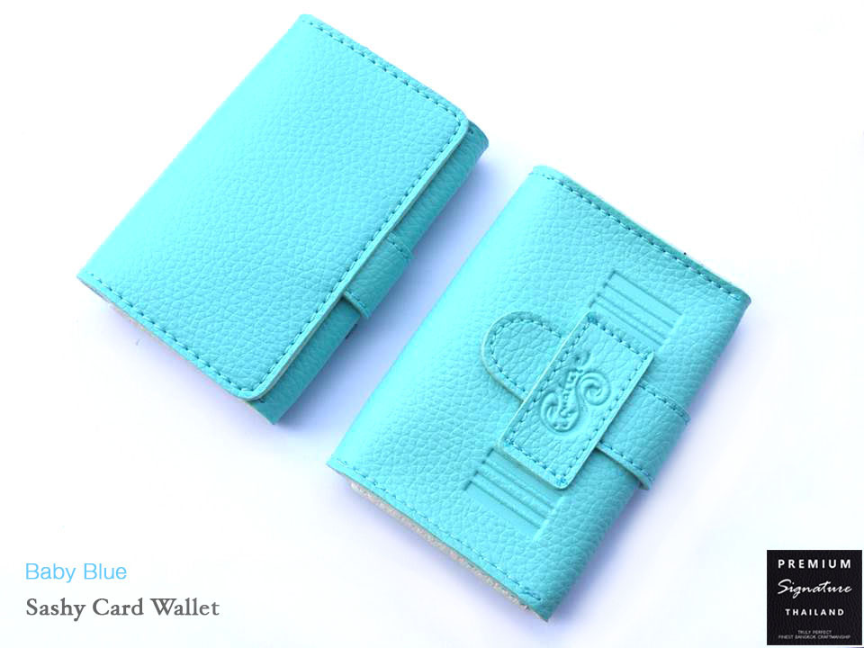 Baby Blue(ฟ้า) - Sashy Card Wallet