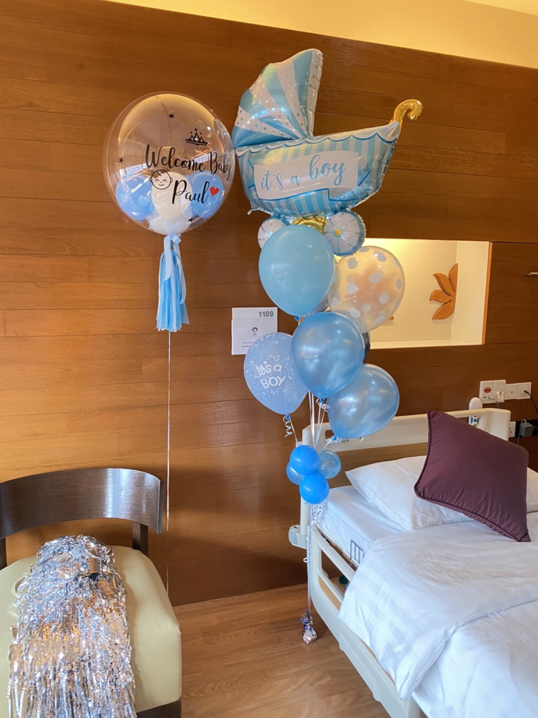 ลูกโป่งเด็กแรกเกิด New Born welcome baby