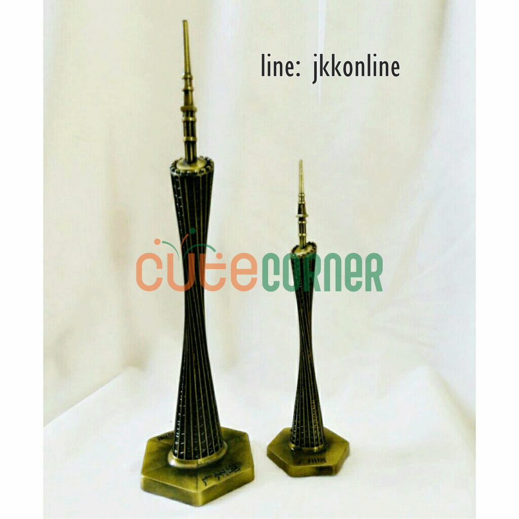 01717-โมเดลกวางโจวทาวเวอร์ 25 ซม - ฟรีค่าส่ง