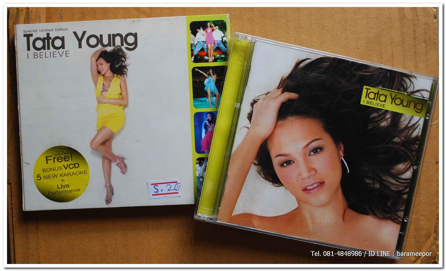 TATA YOUNG ชุด I BELIEVE + VCD.สภาพสวย