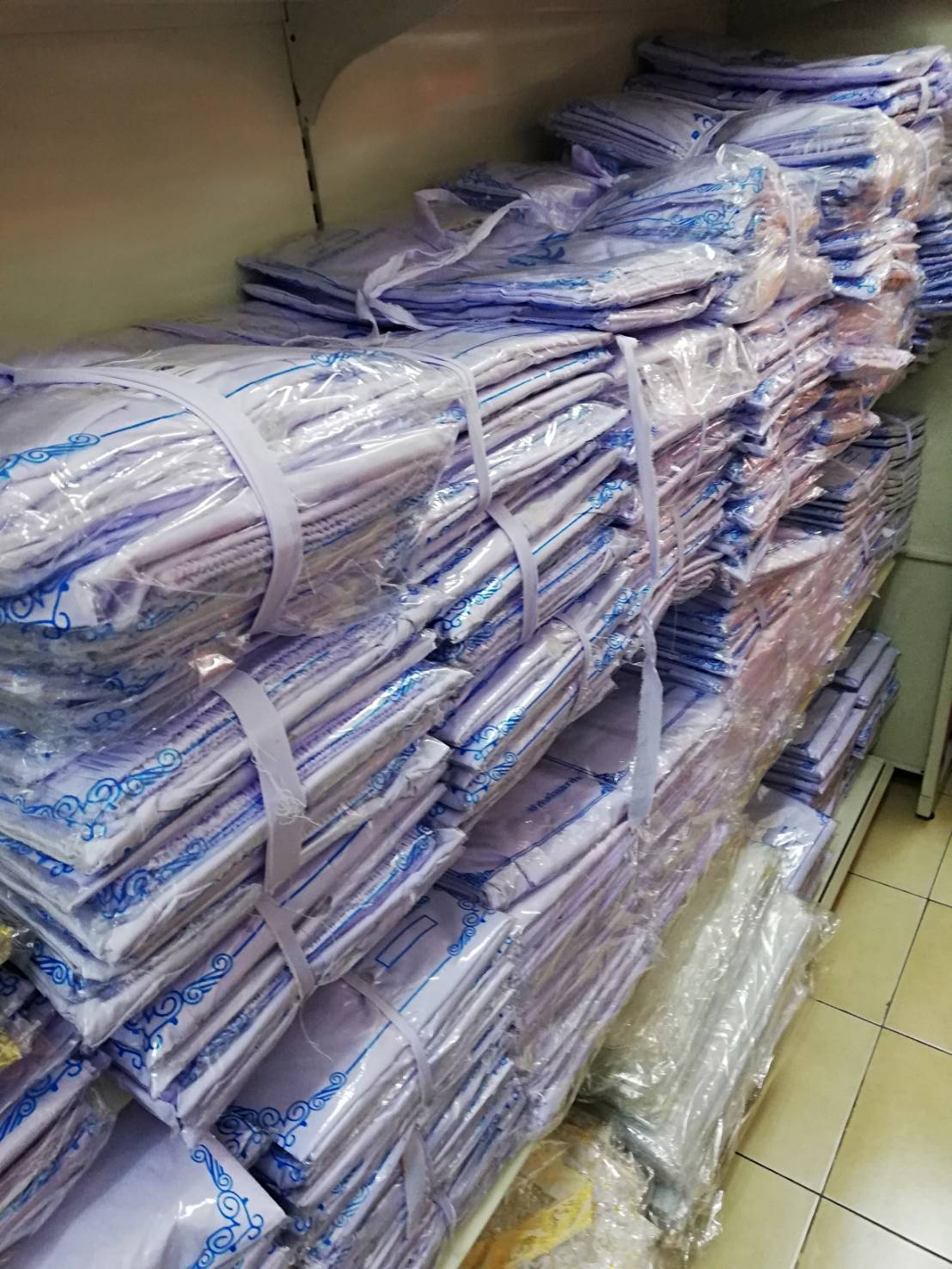 ชุดขาวปฏิบัติธรรม (เสื้อแขนสั้น+กางเกง)