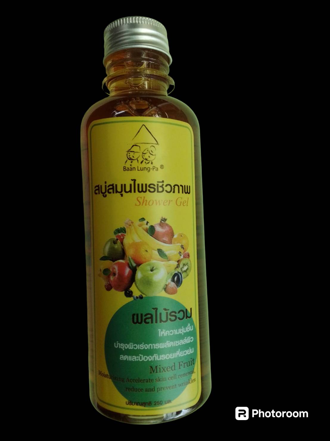 64-191-0300-2 สบู่เหลวชีวภาพ ผลไม้รวม 250มล. (บ้านลุงป้า)