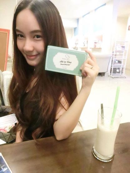 Trust Me Brand All in one sun lock spf 60 pa+++ สีเขียว