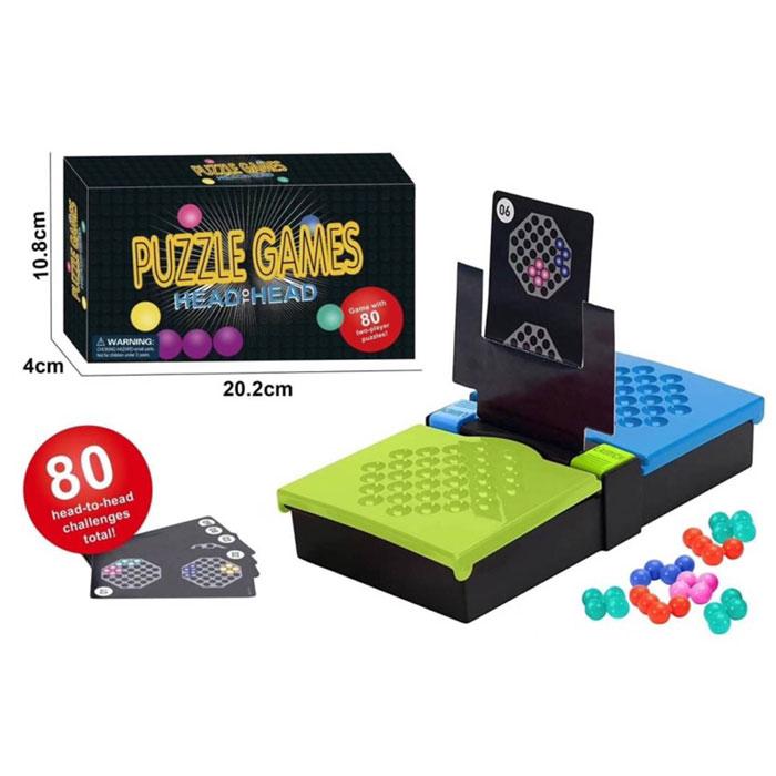BO278 ของเล่น ตัวต่อเสริมไอคิว Kanoodle head to head 80 ด่าน (หน้ากล่อง พิม puzzle game)