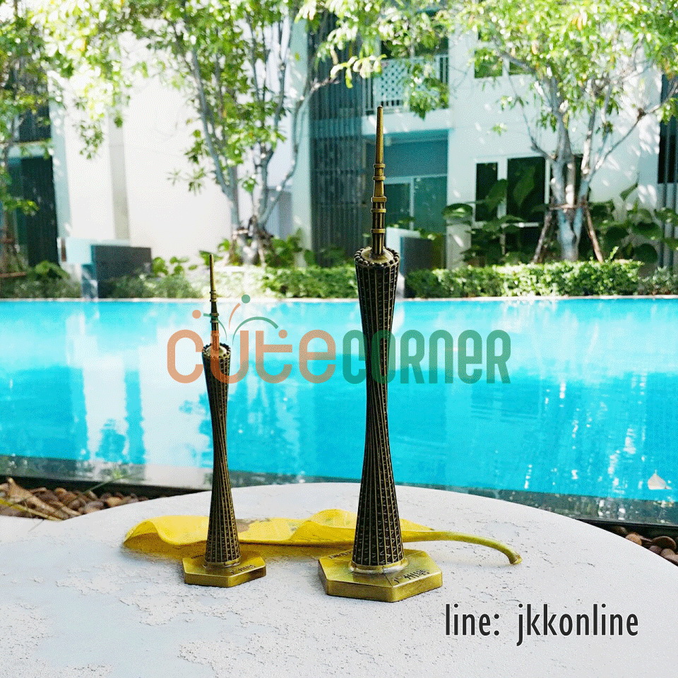 01717-โมเดลกวางโจวทาวเวอร์ 25 ซม - ฟรีค่าส่ง