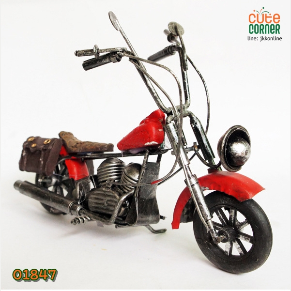 โมเดลรถมอเตอร์ไซค์ M242-Red ฟรีค่าส่ง