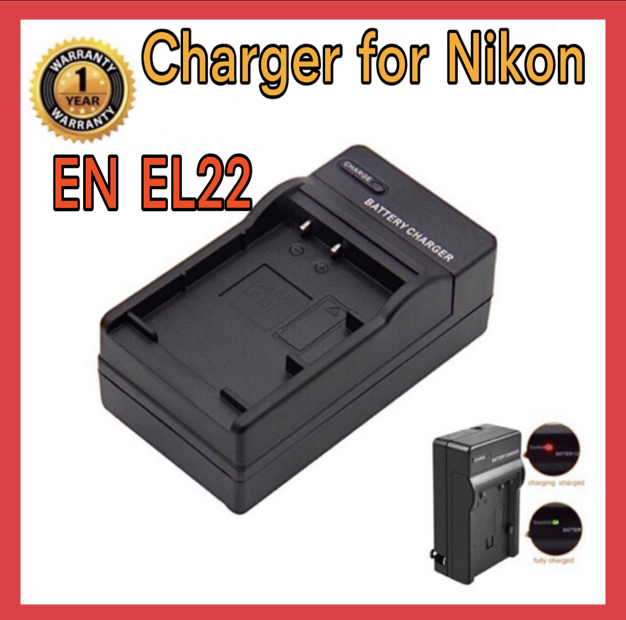 แท่นชาร์จแบตเตอรี่NIKON EN EL22/ Battery Charger NIKON EN EL 22