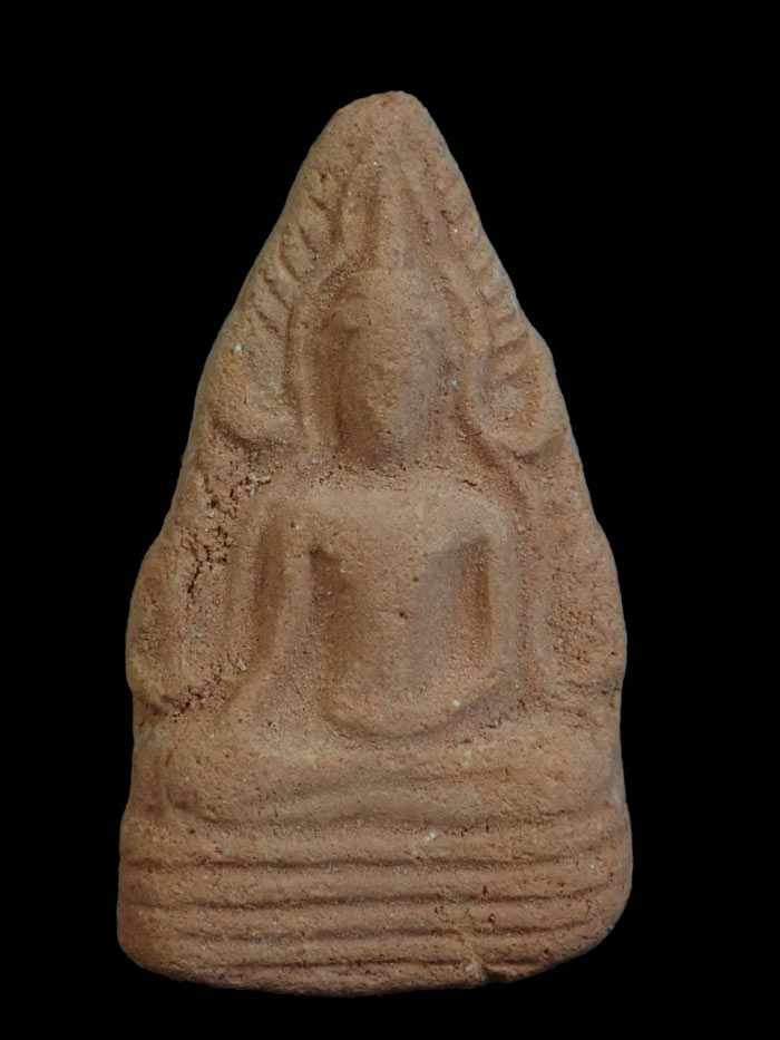 พระพุทธชินราช วัดชะวึก พิมพ์ใหญ่ เนื้อดิน ปี 2516 จ.ระยอง (หลวงปู่ทิม วัดละหารไร่ ปลุกเสก) พร้อมบัตรรับรองพระแท้จากสถาบันการันตีพระ