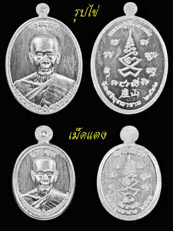 เหรียญเจ้าสัวหลวงปู่บัว ถามโก วัดศรีบูรพาราม จัดสร้างโดย บอย ท่าพระจันทร์ ปี 2562