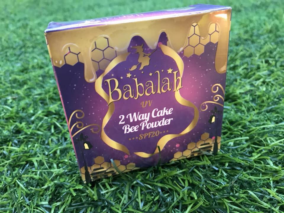 แป้งพัฟบาบาร่า สูตรไขผึ้งฝรั่งเศสชั้นดี Babalah UV 2 Way Cake Magic Bee Powder SPF20++