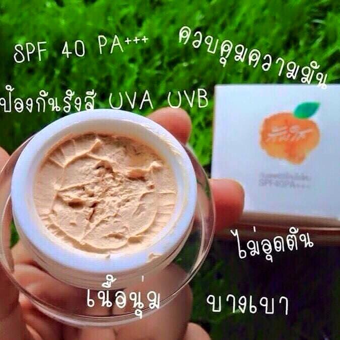 ครีมกันแดดส้มใส เนื้อครีมซิลิโคนใยไหม SPF40PA+++ somsai sunscreen SPF40PA+++ , Somsai Sunscreen ครีมกันแดดส้มใส เนื้อครีมซิลิโคนใยไหม SPF40PA+++ ราคา 250 บาท ส่ง 220*12กล่อง