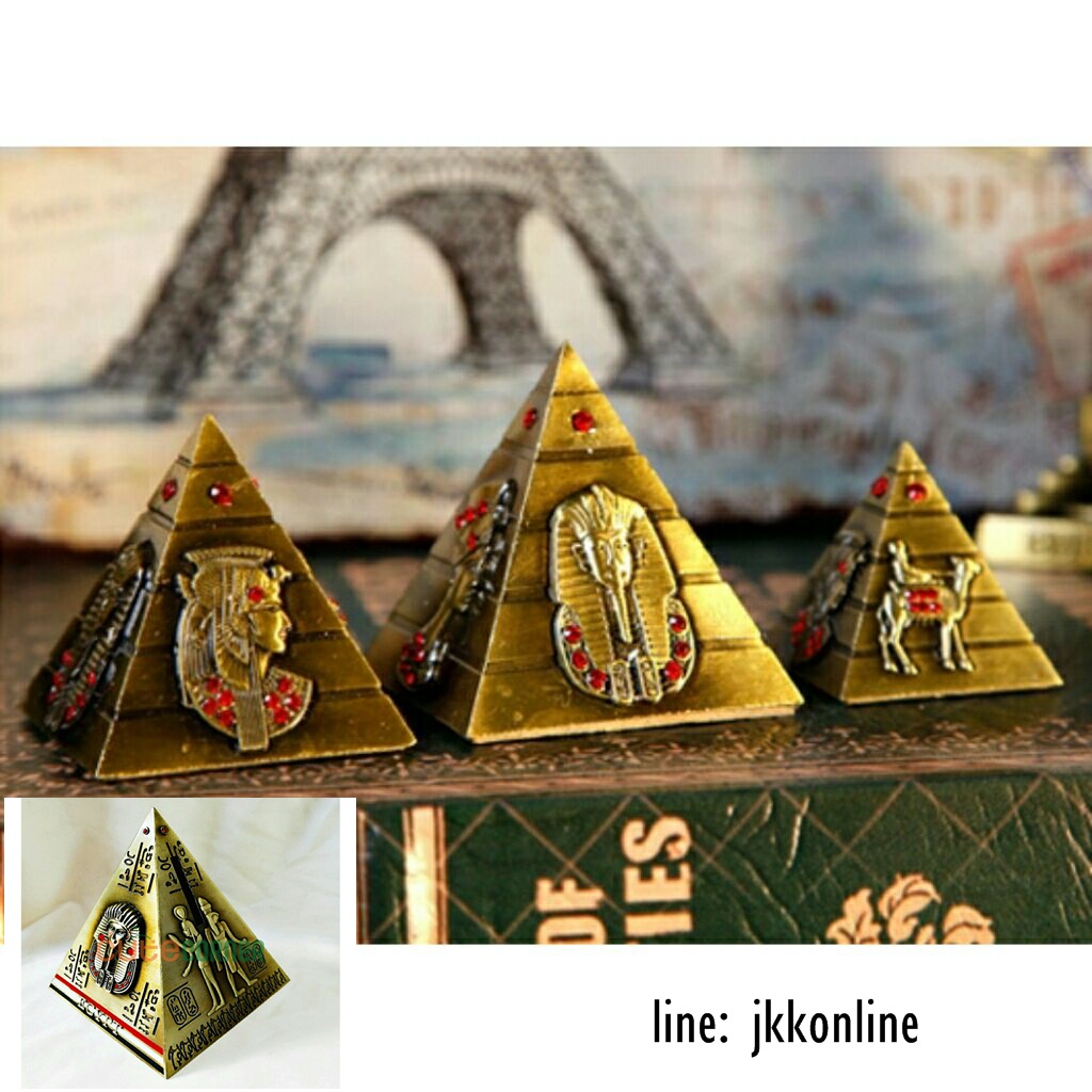 01709-โมเดลปิรามิดออมสิน 13ซม - ฟรีค่าส่ง