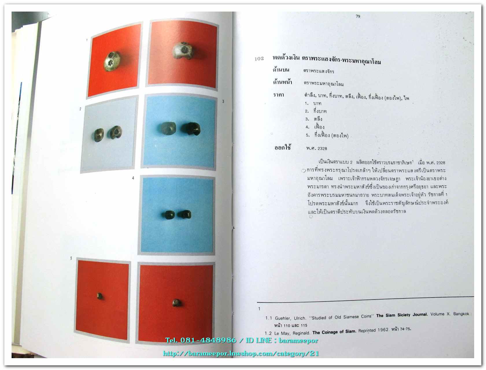 หนังสือ เหรียญกษาปณ์ เหรียญที่ระลึก กรุงรัตนโกสินทร์ พ.ศ.๒๓๒๕-๒๕๒๕ โดย: กรมธนารักษ์ กระทรวงการคลัง