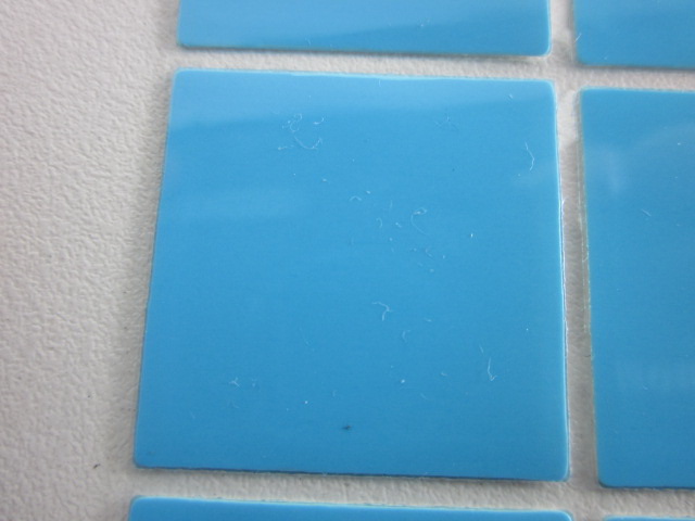 แผ่นซิลิโคนกาว 25mm × 25mm หนา 0.25mm