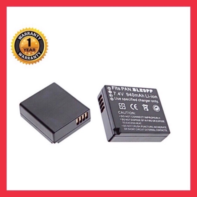 แบตเตอรี่ พานาโซนิค BLE9,BLG10/Panasonic Battery DMW BLE9 แบตเตอรี่กล้อง Panasonic DMW-BLE9 BLE9E BLE9PP แบตสำหรับกล้อง Panasonic Lumix DMC-GF3KW ,DMC-GF3P, DMC-GF3R, DMC-GF3T, DMC-GF3W, DMC-GF3, DMC-GF5