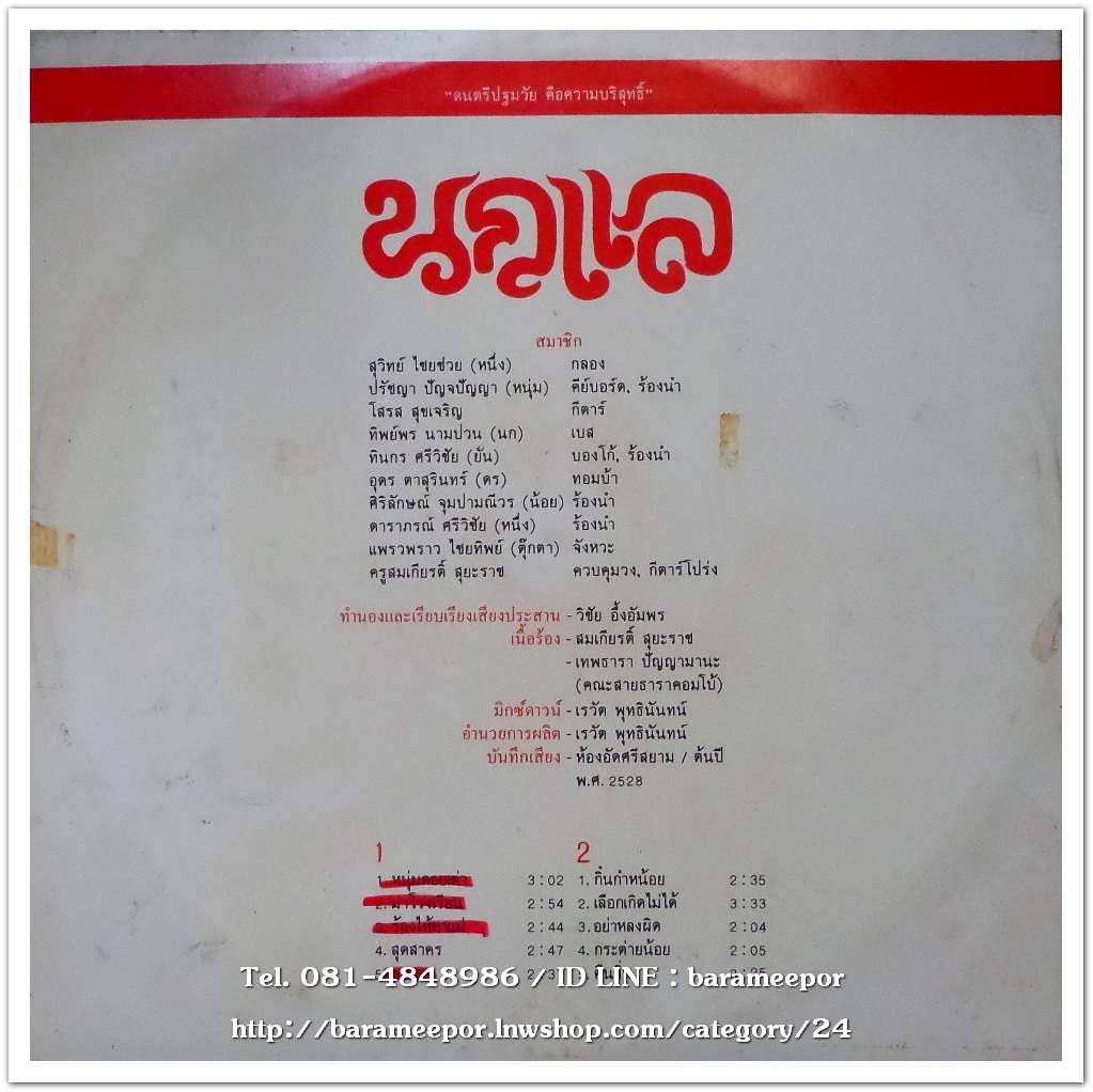 วงนกแล ชุด หนุ่มดอยเต่า อัลบั้มแรก