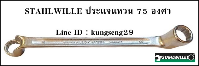 STAHLWILLE ชุดประแจแหวน 75 องศา รุ่น 20/9 (9 ตัว)