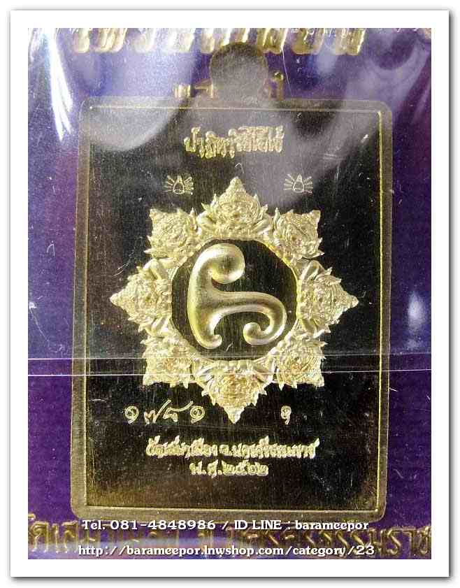 เหรียญหลวงปู่ทวด รุ่นปาฏิหาริย์ไอ้ไข่ มั่งมีทรัพย์ เหรียญแสตมป์ เนื้อทองระฆัง ลงยาแดง
