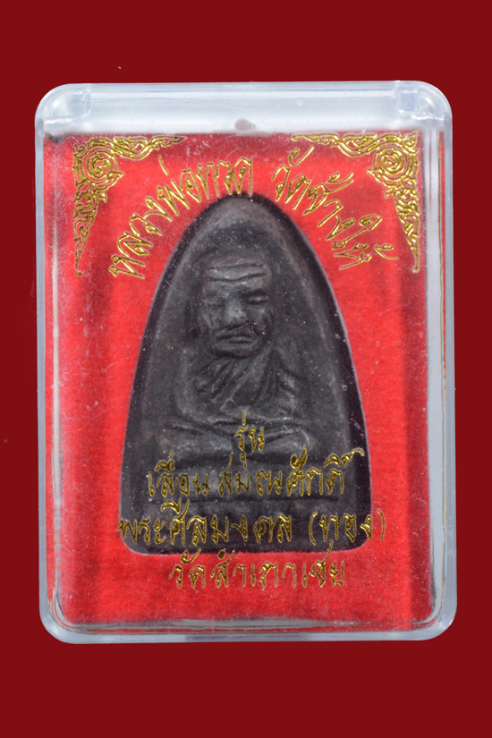 หลวงพ่อทวด รุ่นเลื่อนสมณศักดิ์ พิมพ์ตัวด้วงซุ้มกอ กรรมการ 2 โค๊ต พ.ศ.2545