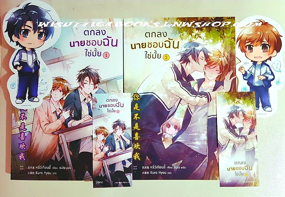 ตกลงนายชอบฉันใช่มั้ย (2เล่มจบ+ที่คั่น+จิบิครบ) : หลี่ว์เทียนอี้ เขียน, ธมน แปล