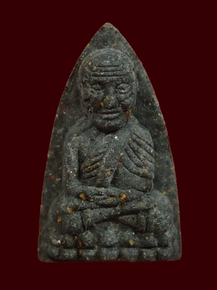 หลวงพ่อทวด รุ่นพระธาตุเจดีย์ อาจารย์ทอง วัดสำเภาเชย ปี 2549 เนื้อว่านหลังเจดีย์เงิน หมายเลข 1923