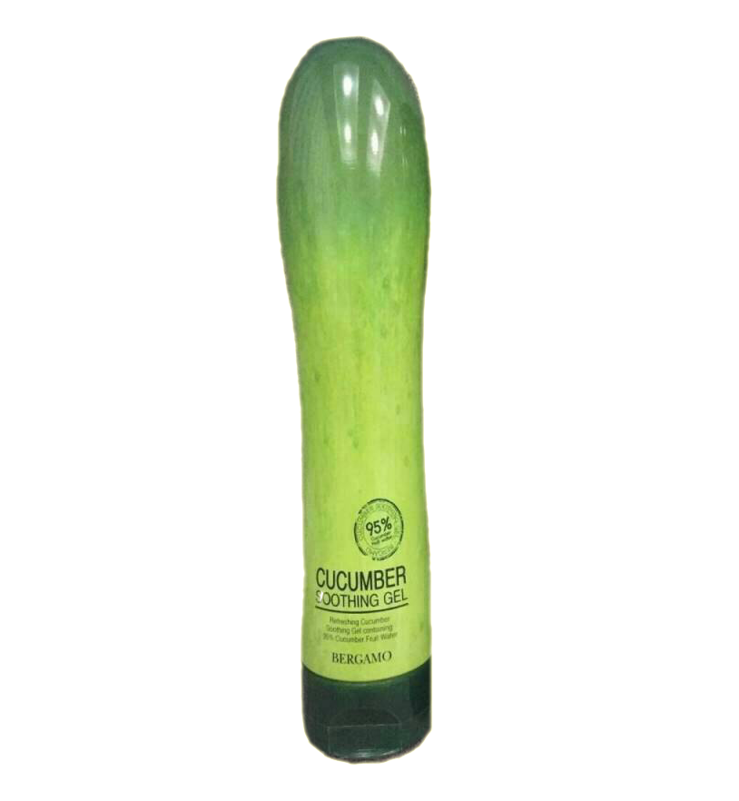 Bergamo Soothing Cucumber Gel 95% เจลแตงกวา เบอกาโม่ ผิวชุ่มชื้น ฟื้นฟูสภาพผิว