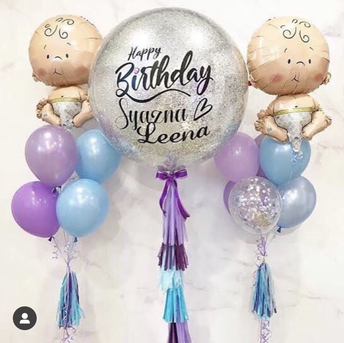 ลูกโป่งเด็ก รับขวัญลูก ชุดใหญ่