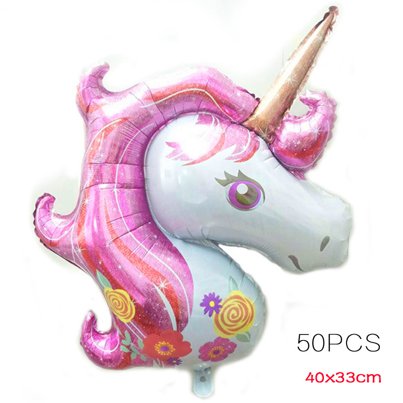 ลูกโป่งยูนิคอร์ 43นิ้ว Unicorn Pony balloons