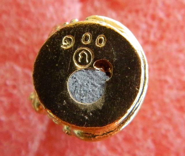 *เลขสวย ๑๐๐* หนุมาน "รุ่นแรก" หลวงพ่อแสวง วัดลาดปลาดุก นนทบุรี ปี 2559 เนื้อปลอกลูกปืน (กรรมการ)