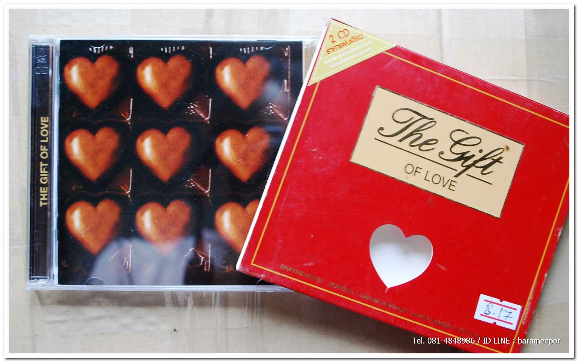THE GIFT OF LOVE แผ่นคู่ สภาพแผ่นสวยไร้รอย