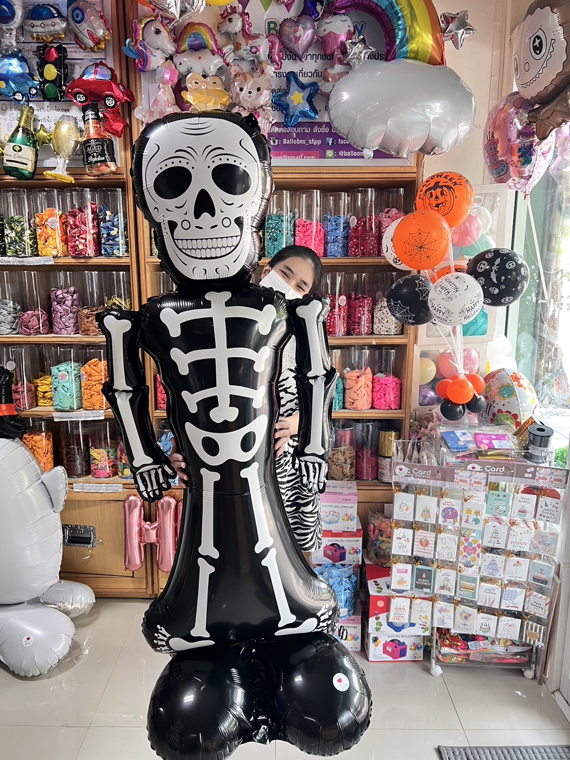 ลูกโป่งฮาโลวีน ผี balloon Halloween