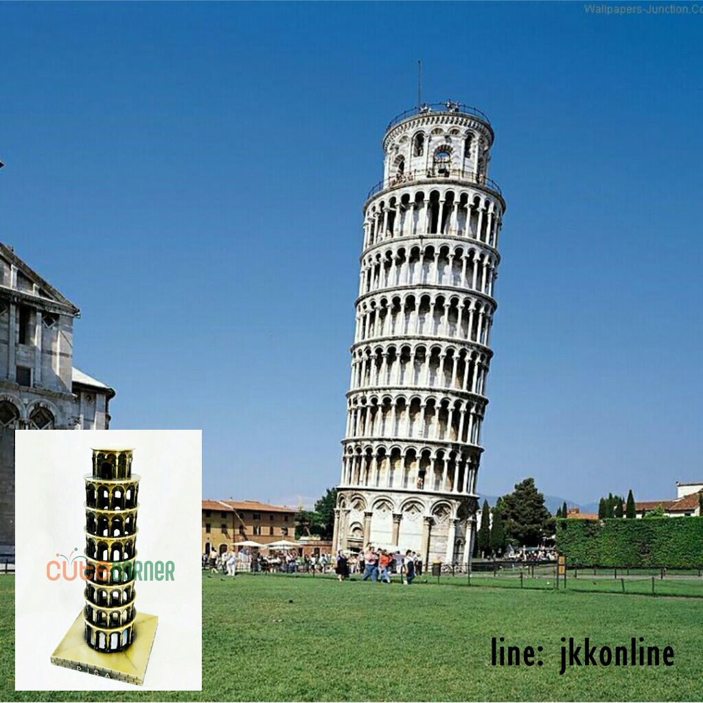 01710-โมเดลหอเอนปิซา 16 ซม - ฟรีค่าส่ง