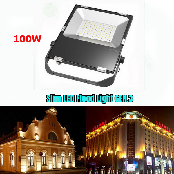 โคมสปอร์ตไลท์ Slim LED Flood Light GEN.3 100W