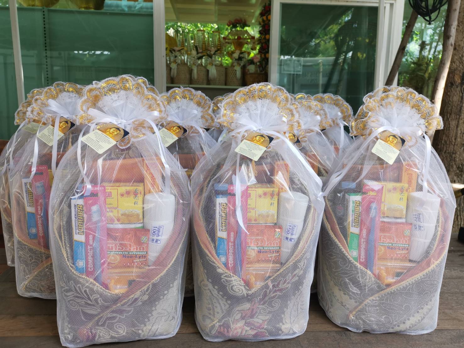 สังฆทานอาสนะถุงเงิน รุ่นขายดีอันดับ 1 *ใช้ได้ทุกเทศกาลงานบุญ