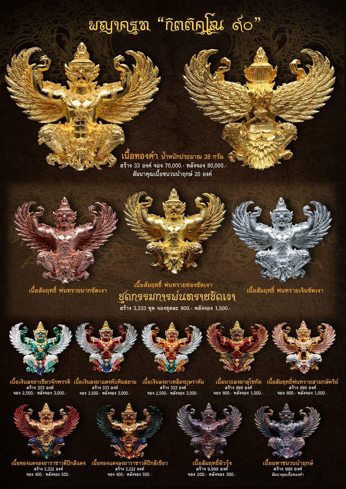 พ่อท่านเขียว วัดห้วยเงาะ ปัตตานี รุ่นกิตติคุโณ90 ปี 2561