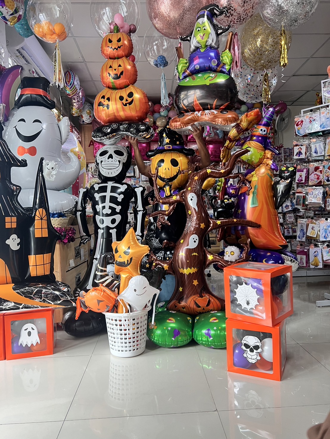 ลูกโป่งฮาโลวีน ผี balloon Halloween