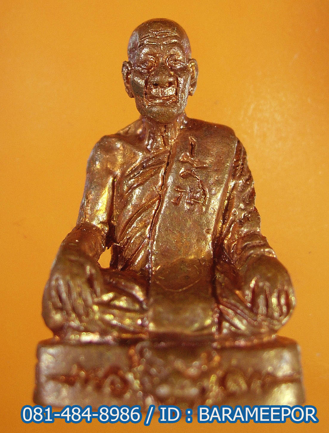 หลวงปู่แก้ว รูปหล่อ เนื้อทองแดงผิวไฟ วัดสะพานไม้แก่น สงขลา รุ่นฉลองอายุ ๙๙ ปี ๒๕๕๓