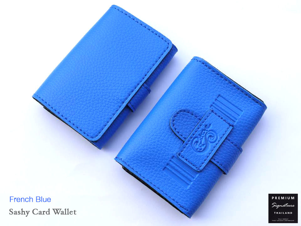 French Blue(น้ำเงิน) - Sashy Card Wallet