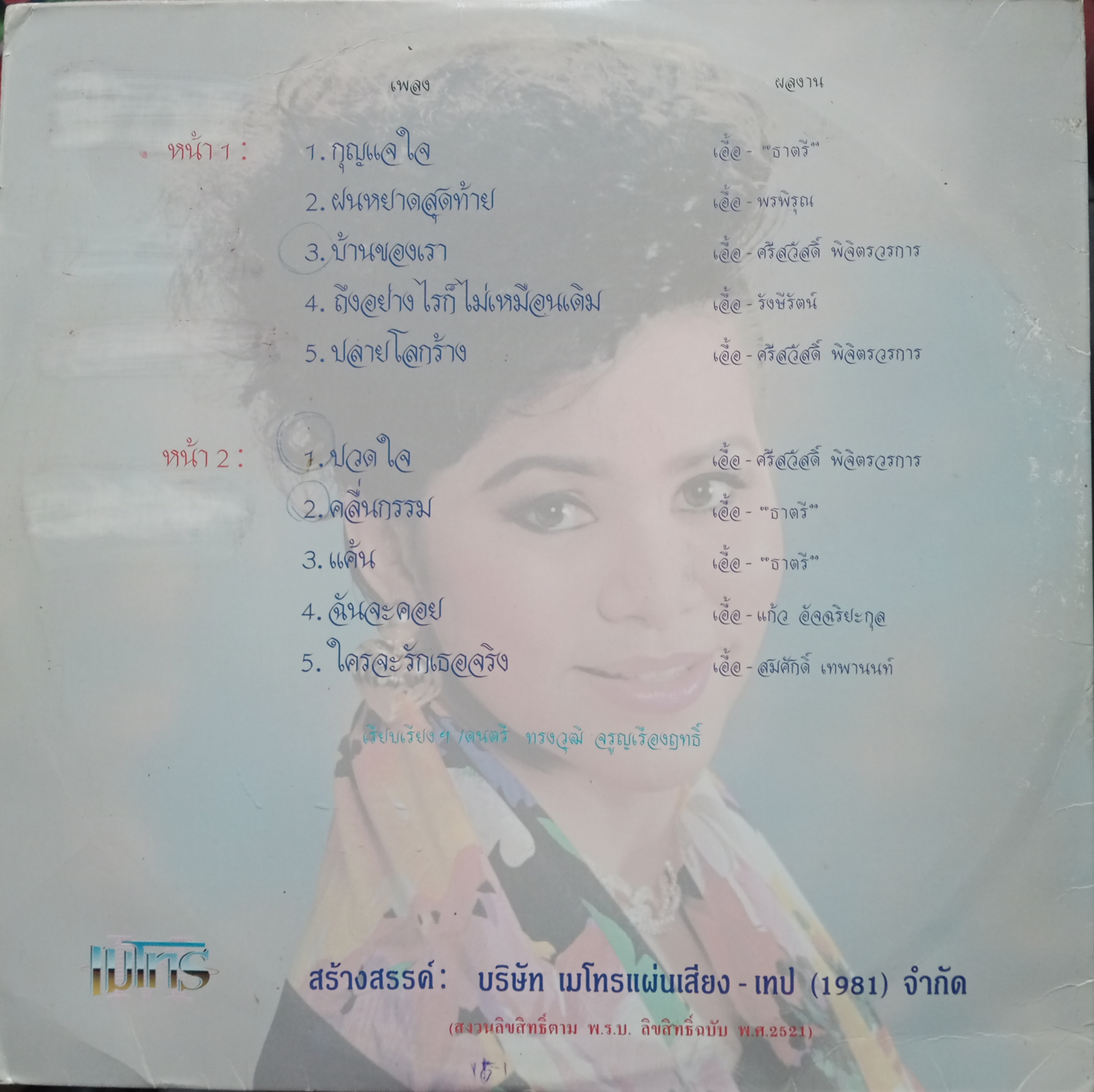 ดาวใจ ไพจิตร ชุด หอมกลิ่นกระดังงา ผลงานครูเอื้อ ทั้งชุด